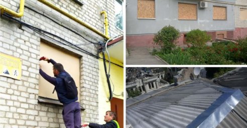 В Харькове выполняют заявки жителей на ремонт домов