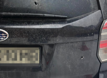 Стрельба по автомобилю: патрульному сообщили о подозрении