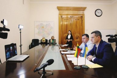 Глава ХОГА встретился с Чрезвычайным и Полномочным Послом Литовской республики в Украине