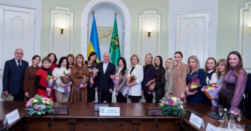 В горсовете прошел прием по случаю Дня местного самоуправления