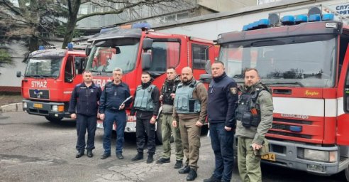 Харьковским спасателям передали три пожарные машины