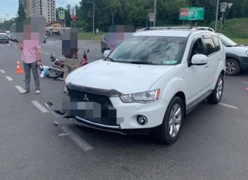 На Клочковской &ndash; ДТП с мопедом