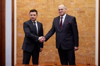 Президент Украины провел встречу с действующим главой ОБСЕ, Министром иностранных дел Польши