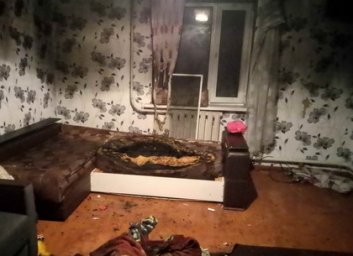 Ребенок получил ожоги из-за загоревшегося дивана