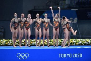 Харьковские синхронистки завоевали для Украины историческую бронзовую олимпийскую медаль в соревнова