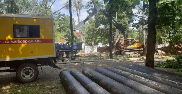 «Харьковводоканал» восстанавливает трубопроводы и готовится к отопительному сезону