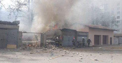 Харьковские спасатели ликвидировали 11 пожаров, вызванных обстрелами