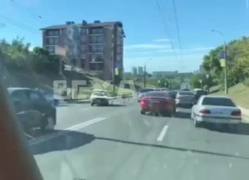 ДТП: жесткая встреча на Деревянко (ВИДЕО)