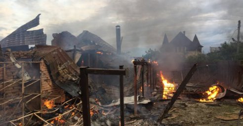 В Харьковской области произошло девять пожаров из-за обстрелов