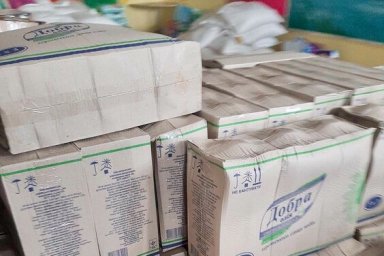 Жителям Печенежской громады передали гуманитарную помощь