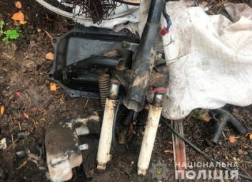 Пошел в магазин и лишился колес: скутер распилили и сдали в металлолом (ФОТО)