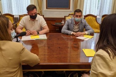 Антон Деньгуб встретился с Почетным консулом Черногории в городе Харькове Ольгой Алексеенко