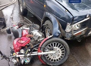 В частном секторе Харькова пострадал мотоциклист