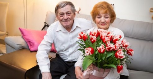 В Харькове поздравили семью Масленковых с бриллиантовой свадьбой