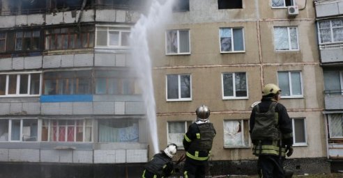 За сутки харьковские спасатели потушили 28 пожаров, вызванных вражескими обстрелами