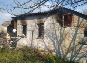 В Высокополье сгорел дом (ФОТО)