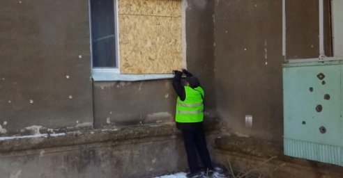 «Харьковспецстрой» помогает восстанавливать город после бомбардировки