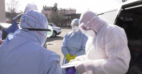 В Харькове провели учения на случай возникновения коронавируса
