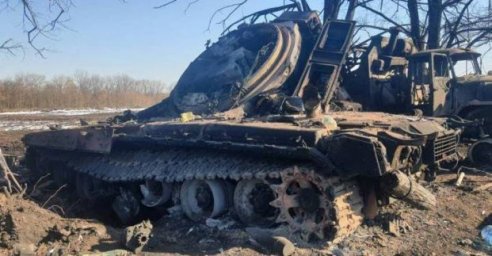 ВСУ в Харьковской области уничтожили большую колонну вражеской техники и живой силы