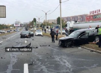 ФОТО: Жуткое ДТП возле Будмена на Ландау (Соцсети)