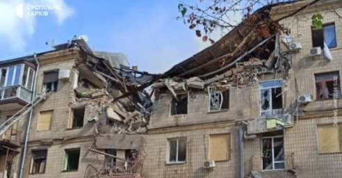 
Игорь Терехов: В результате обстрела в одном из домов фактически уничтожено три подъезда
