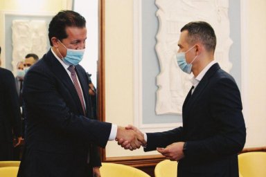 Алексей Кучер встретился с Чрезвычайным и Полномочным Послом ИР Афганистан в Украине