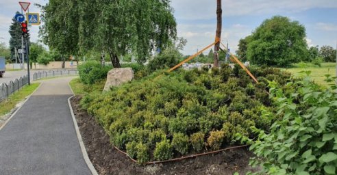 Завершается благоустройство улицы Аэрофлотской