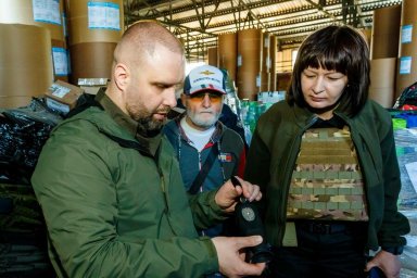 Защитники Харьковщины получили от чешских благотворителей амуницию и оптические прицелы