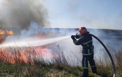 
Поджог сухой травы: украинцам напомнили о штрафах
