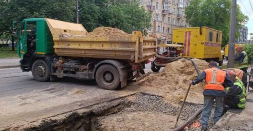 В Харькове ликвидировали восемь повреждений на водоводах