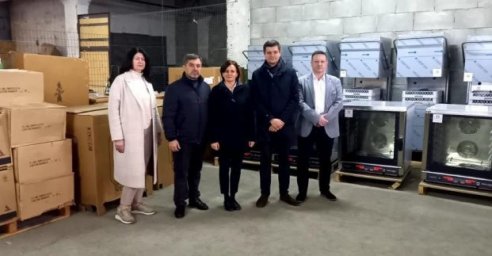
Польские партнеры передали Харькову кухонное оборудование
