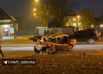 ДТП: жуткое столкновение на Полтавском Шляхе (Telegram)