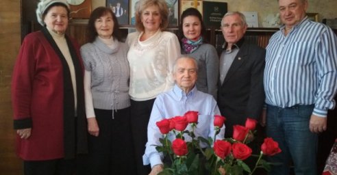 Ветерана войны Евстафия Котенко поздравили со 100-летием