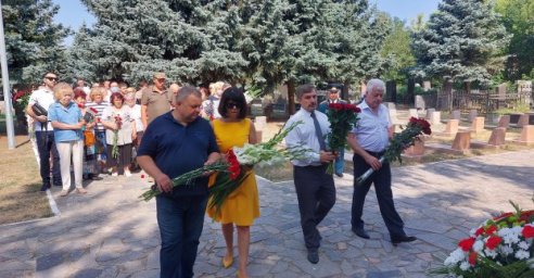 В Киевском районе почтили память героев Второй мировой войны