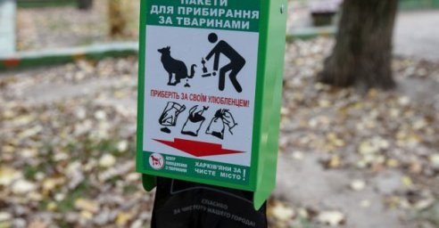 Горожане снова могут пользоваться специальными пакетами для уборки за животными