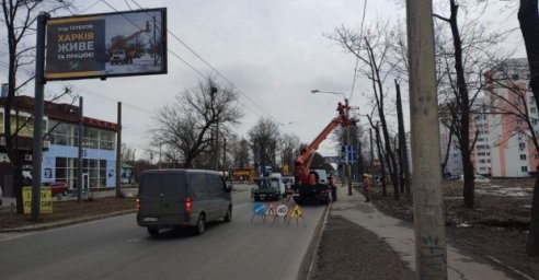  В Харькове включают 25% сетей наружного освещения 