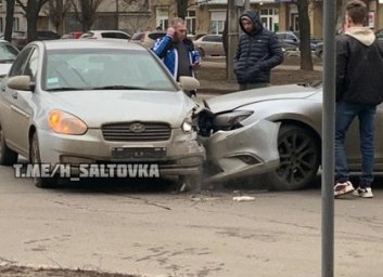 ДТП: на Салтовке - жесткий таран на перекресте (ФОТО)