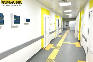 В Валковской районной больнице завершена реконструкция приемного отделения