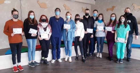 В приюте для животных прошел курс ассистентов ветеринара
