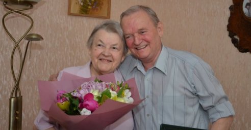 Харьковская семья отметила бриллиантовую свадьбу