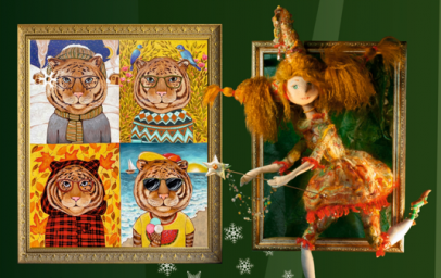 В Харькове открылась выставка картин и кукол «Сказочный мир»