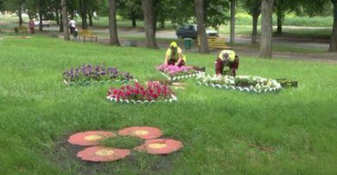 В Московском районе обустраивают тематический двор