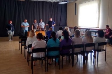 Михаил Черняк встретился с коллективом Купянского территориального медицинского объединения