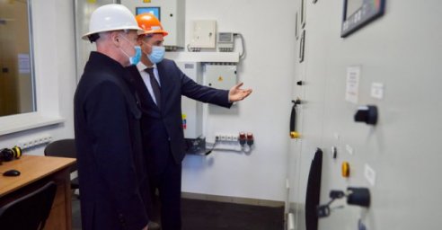 На Салтовской котельной открыли первую в Харькове станцию для производства электроэнергии