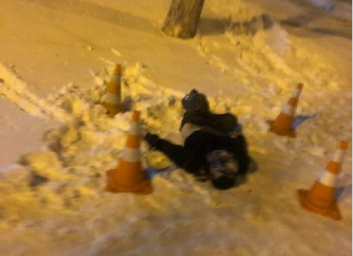 На Салтовке нашли труп в снегу