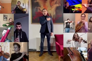 Музыканты Харькова сыграли для тех, кто защищает Украину