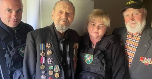 В Немышлянском районе поздравили ветеранов Второй мировой