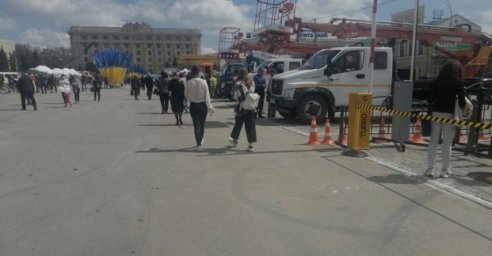 Ведущие предприятия Харькова представили на площади Свободы свои достижения