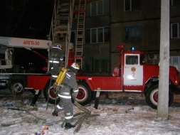 В Харькове снова горело общежитие на Гарибальди