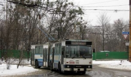 В Харькове опять не ходит транспорт: нет света.